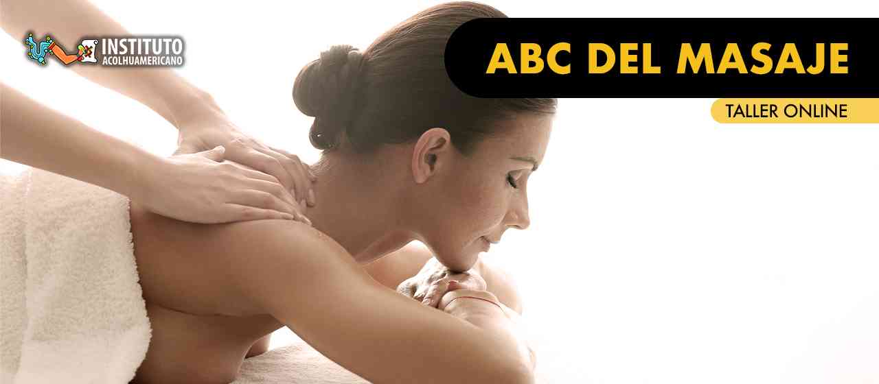 banner del curso: el abc del masaje
