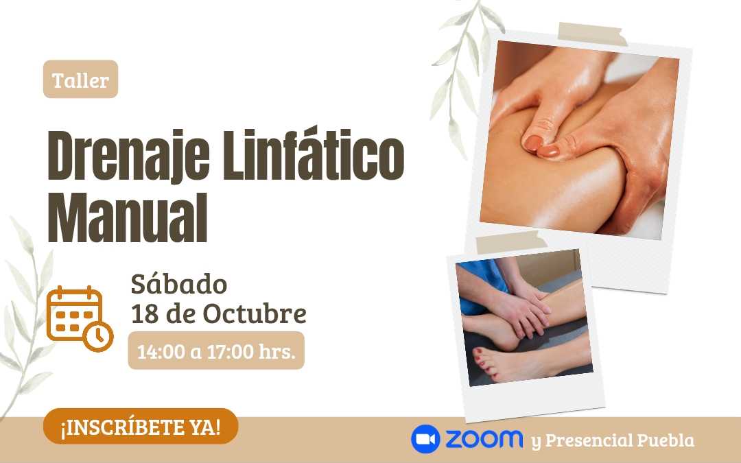 banner del curso: drenaje linfático manual