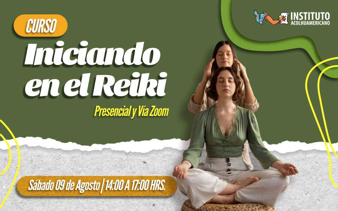 banner del curso: iniciación en el reiki