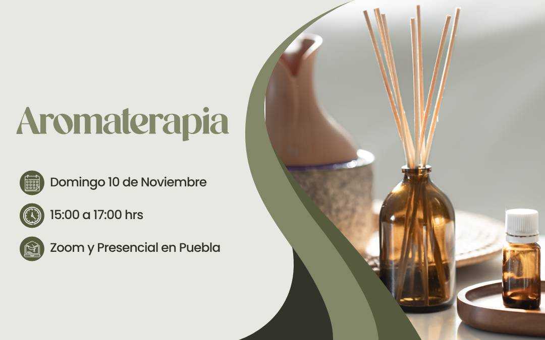 banner del curso: aromaterapia