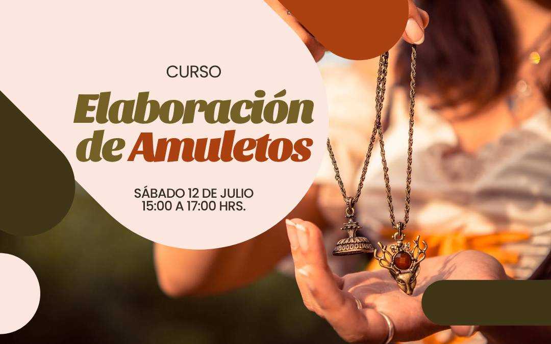 banner del curso: elaboración de amuletos