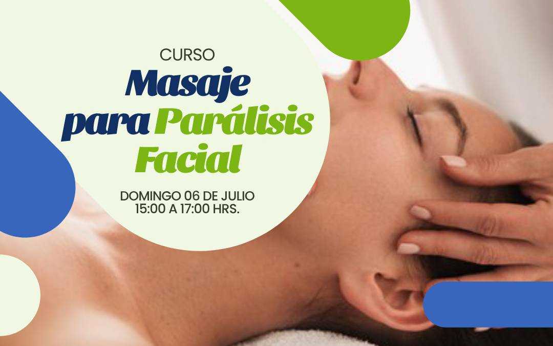 banner del curso Masaje para parálisis facial
