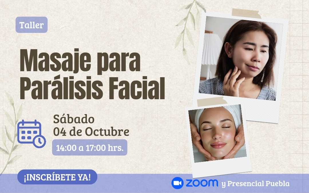 banner del curso: masaje para parálisis facial
