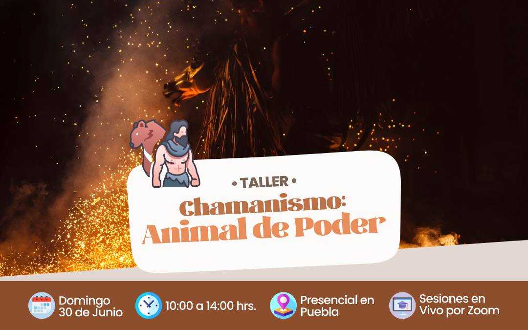 banner del curso: animal de poder y guía ancestral