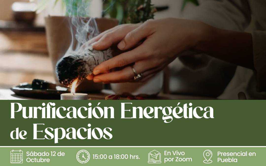 banner del curso: purificación energética de espacios