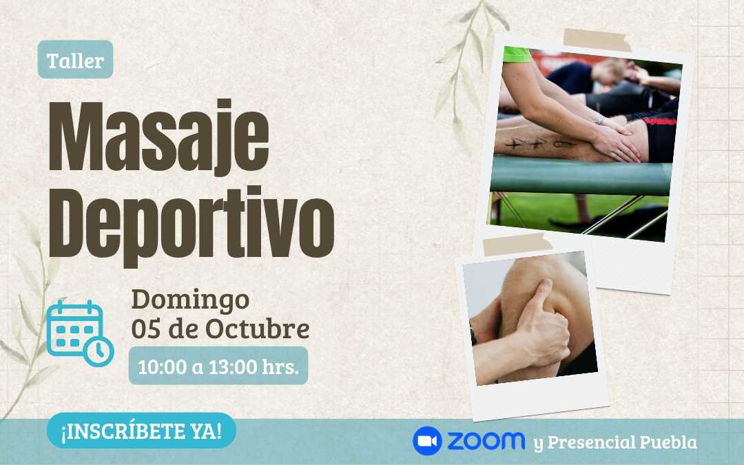 banner del curso: masaje deportivo