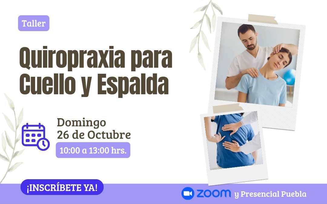 banner del curso: quiropraxia para hombros y cervicales