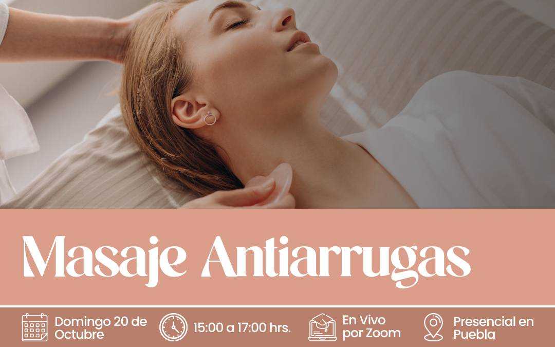 banner del curso: masaje facial antiarrugas