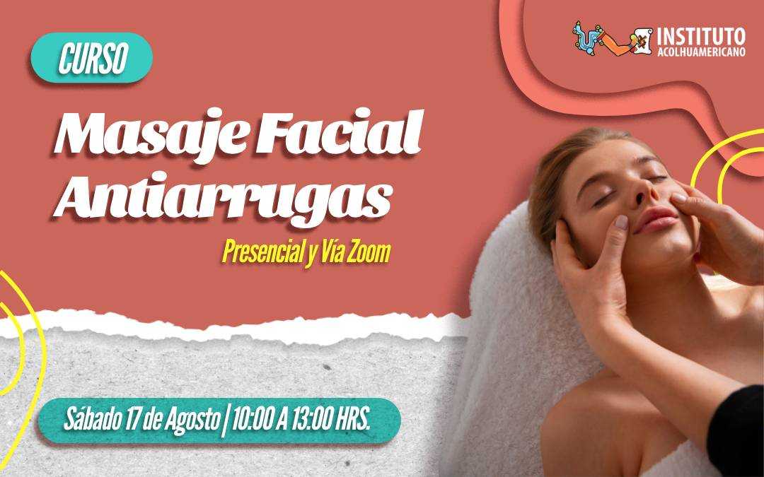 banner del curso: masaje facial antiarrugas