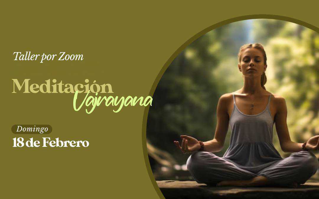 banner del curso: meditación vajrayana