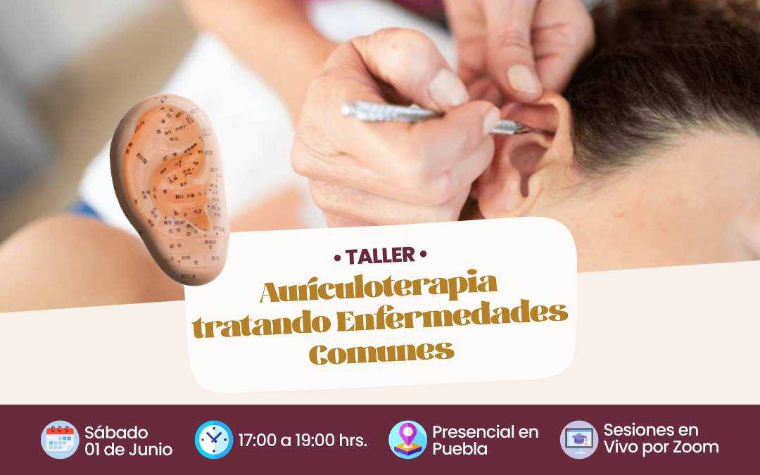 banner del curso: auriculoterapia tratando enfermedades mas comunes 