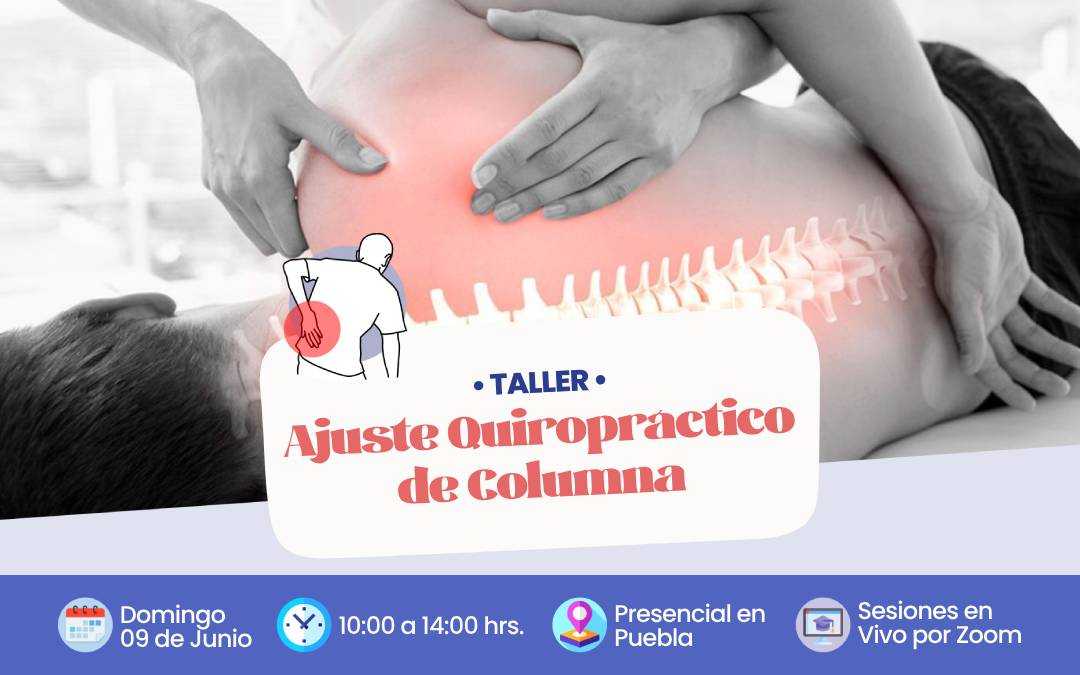 banner del curso: ajuste quiropractico de columna