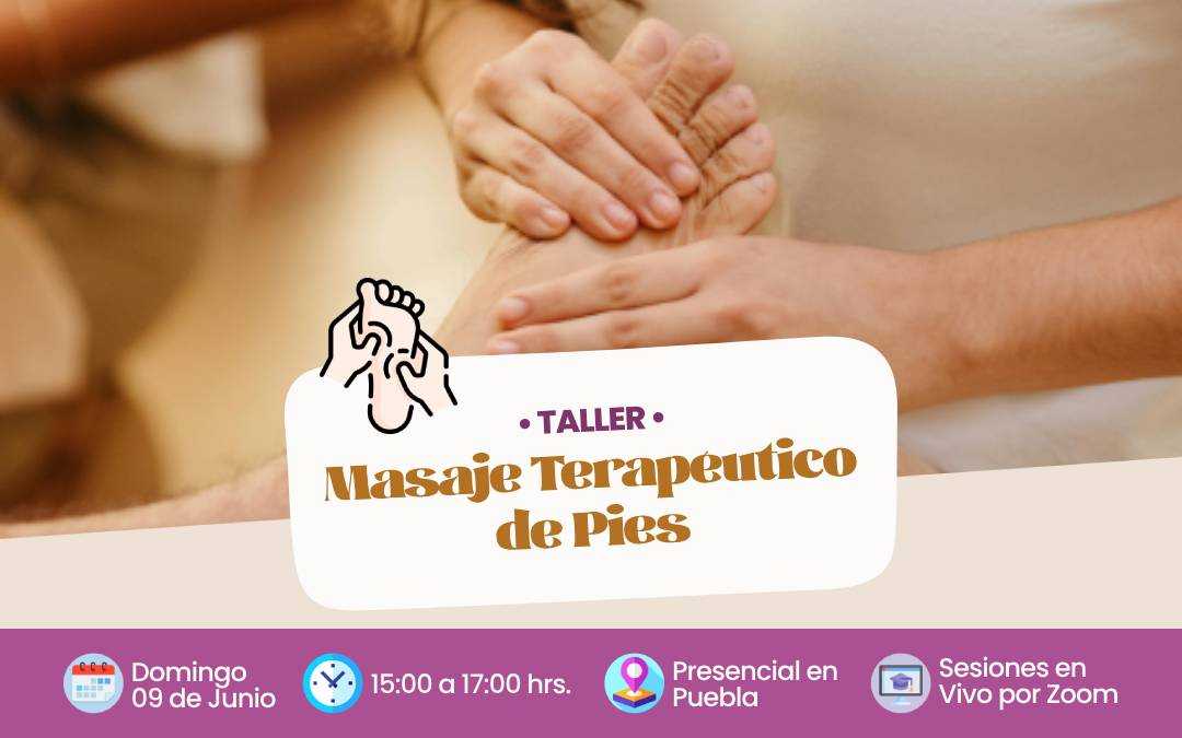 banner del curso: masaje terapéutico para pies