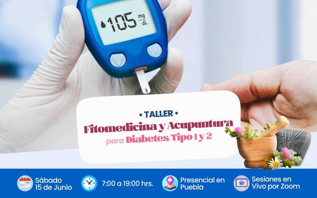 banner del curso: acupuntura y herbolaria tratando diabetes