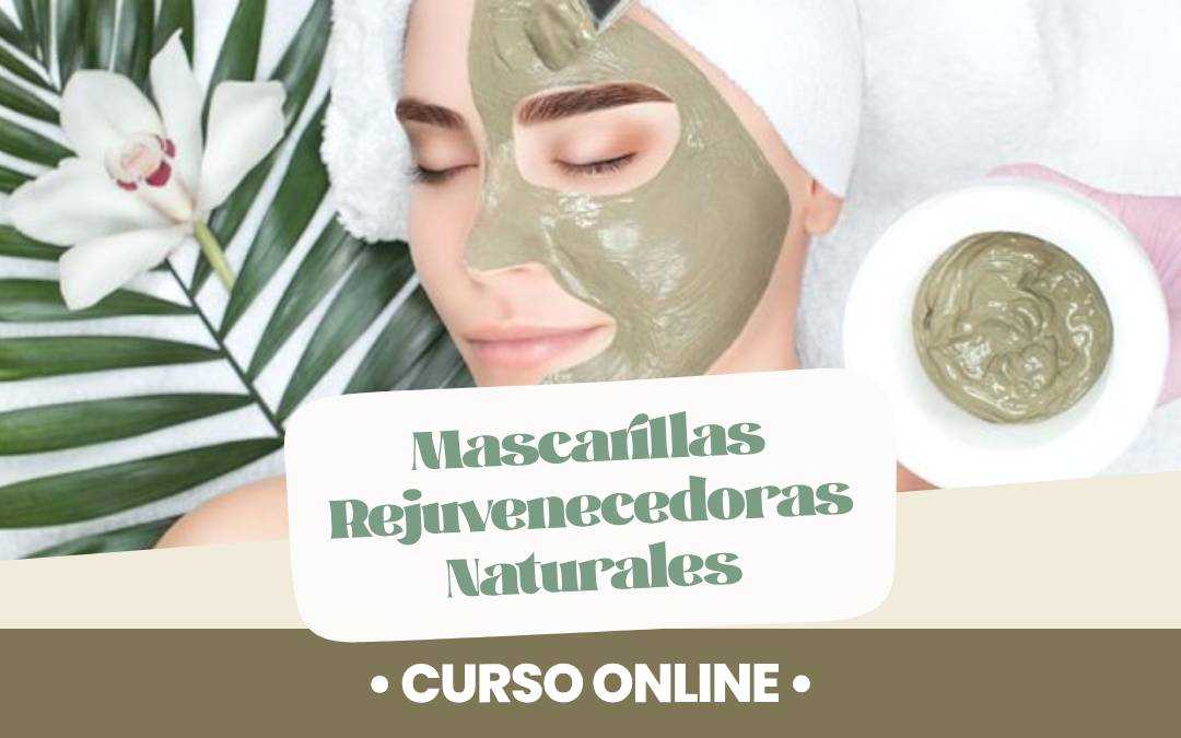 banner del curso: mascarillas rejuvenecedoras naturales