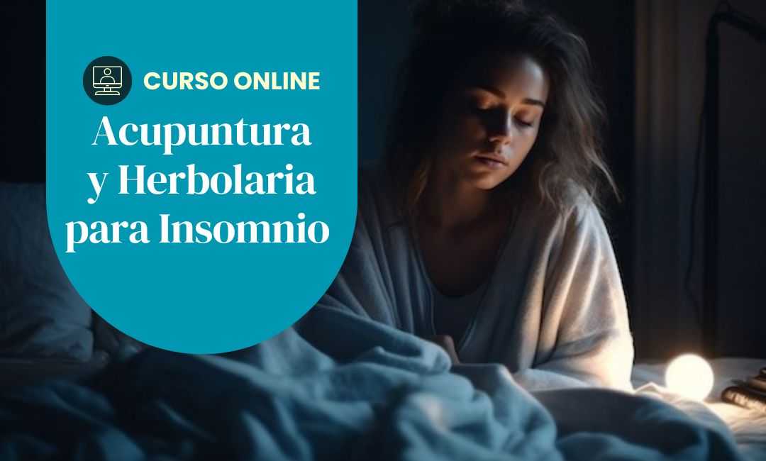 banner del curso: herbolaria y acupuntura para insomnio