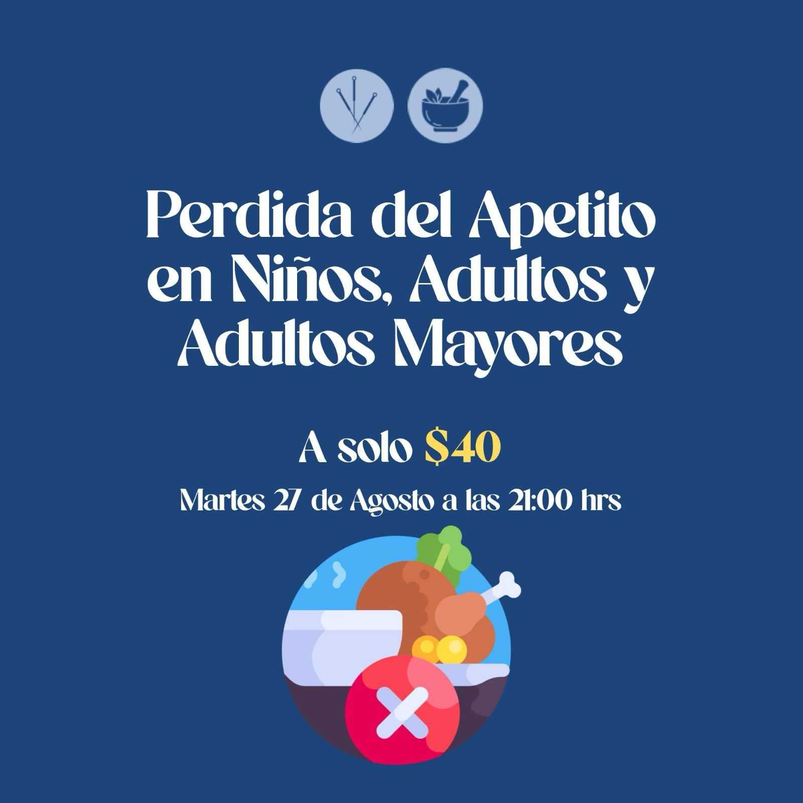 banner del curso: perdida del apetito