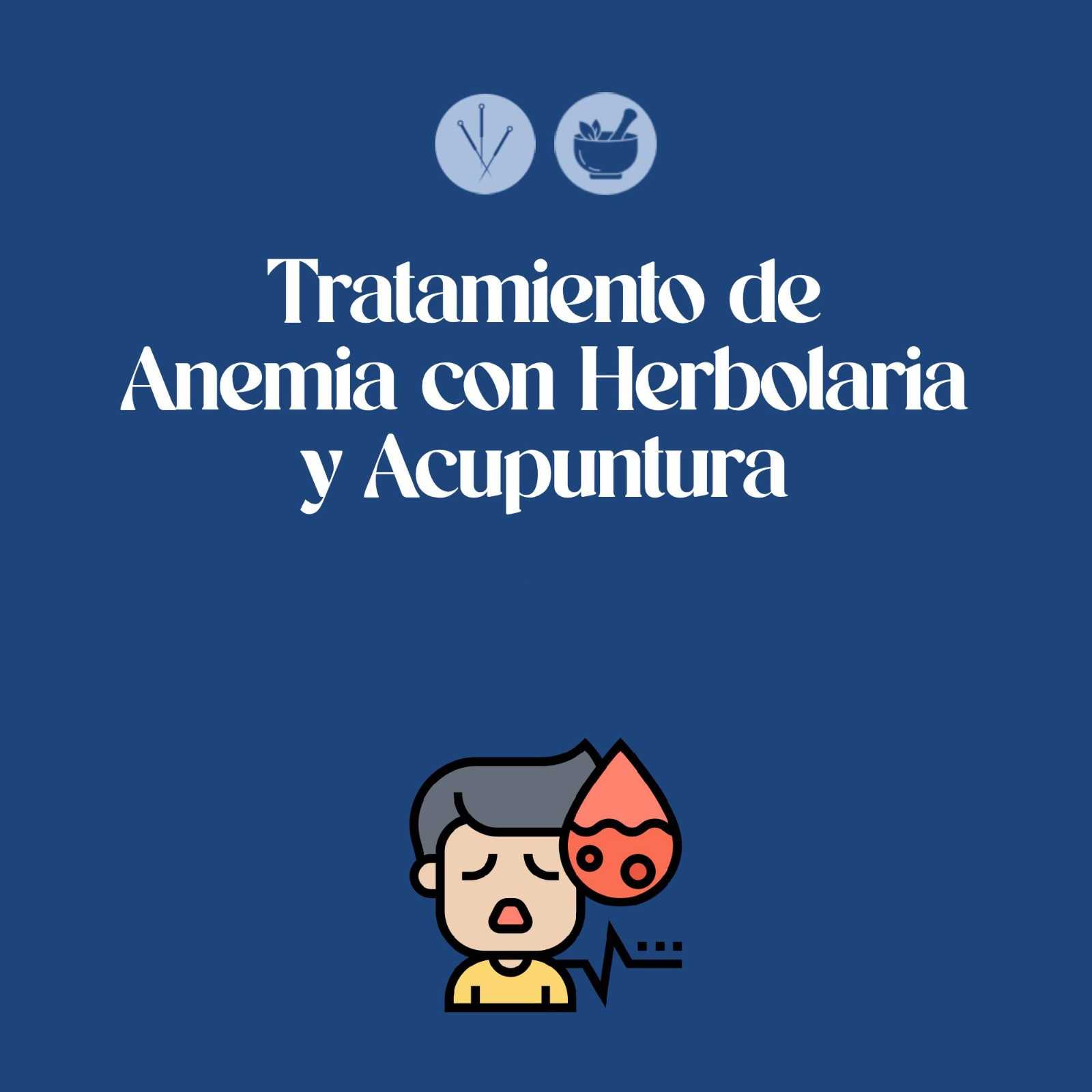 banner del curso: tratamiento de anemia con herbolaria y acupuntura