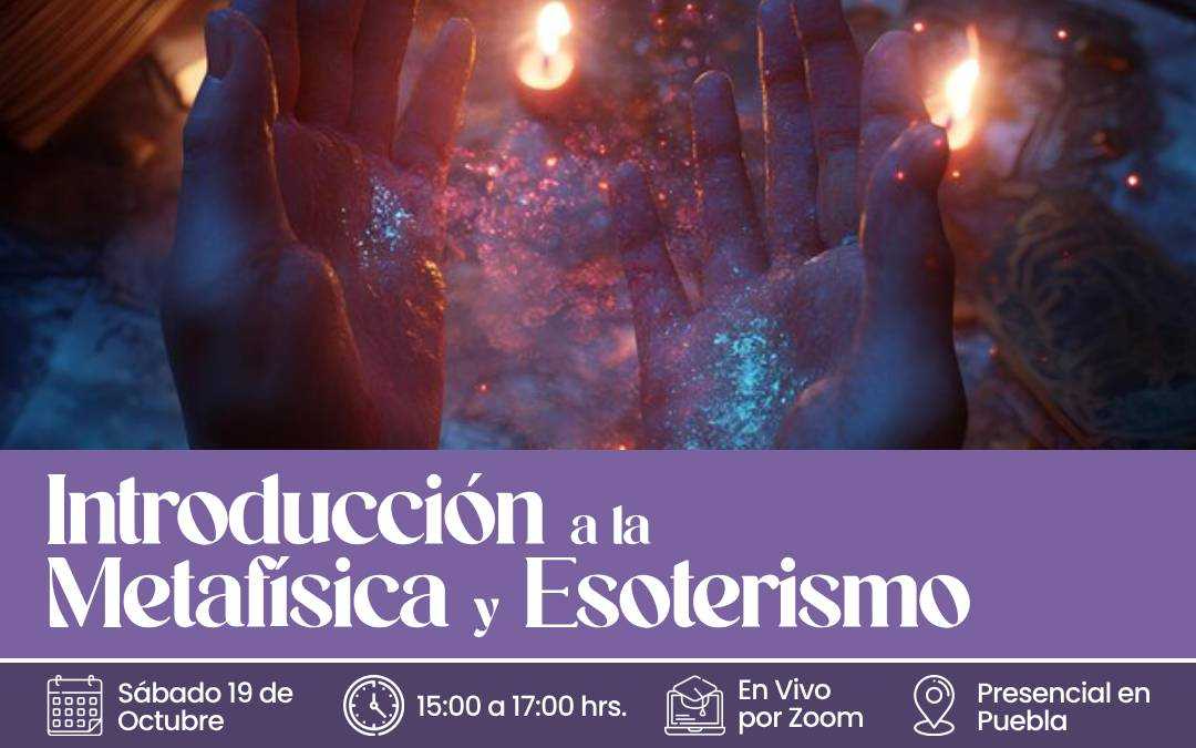 banner del curso: introducción a la metafísica y esoterismo