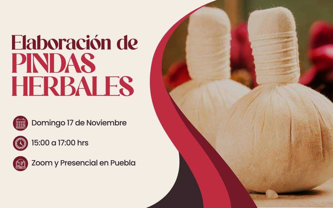 banner del curso: elaboración de pindas herbales