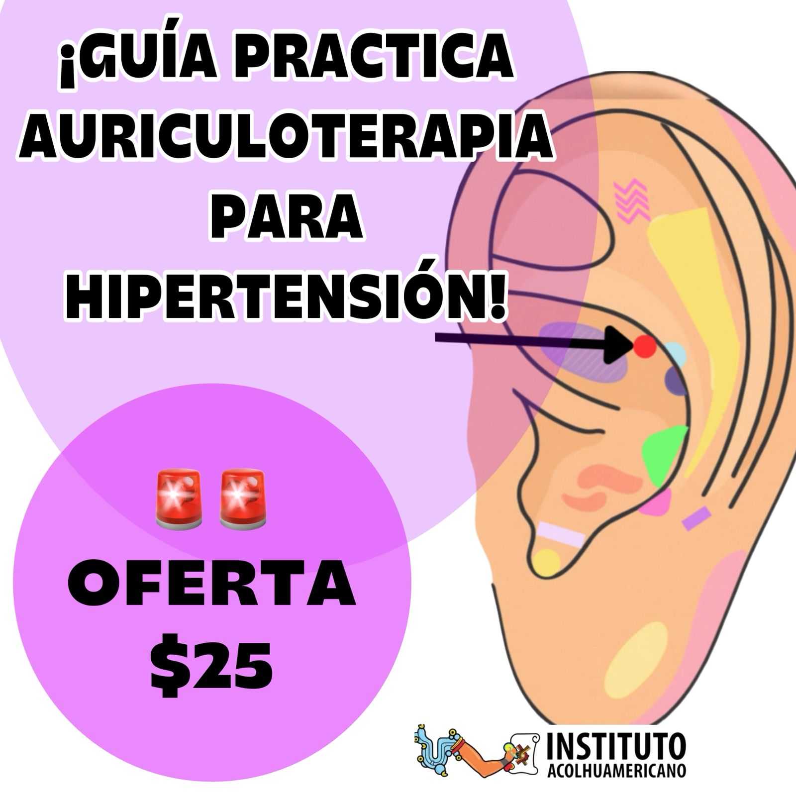 banner del curso: guía practica auriculoterapia para hipertensión