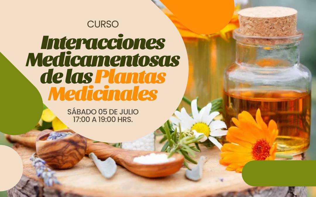 banner del curso: interacciones medicamentosas de las plantas medicinales