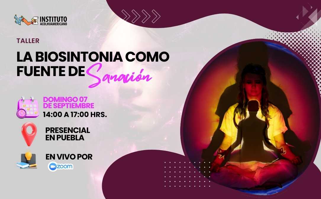 banner del curso: la biosintonia como fuente de sanación