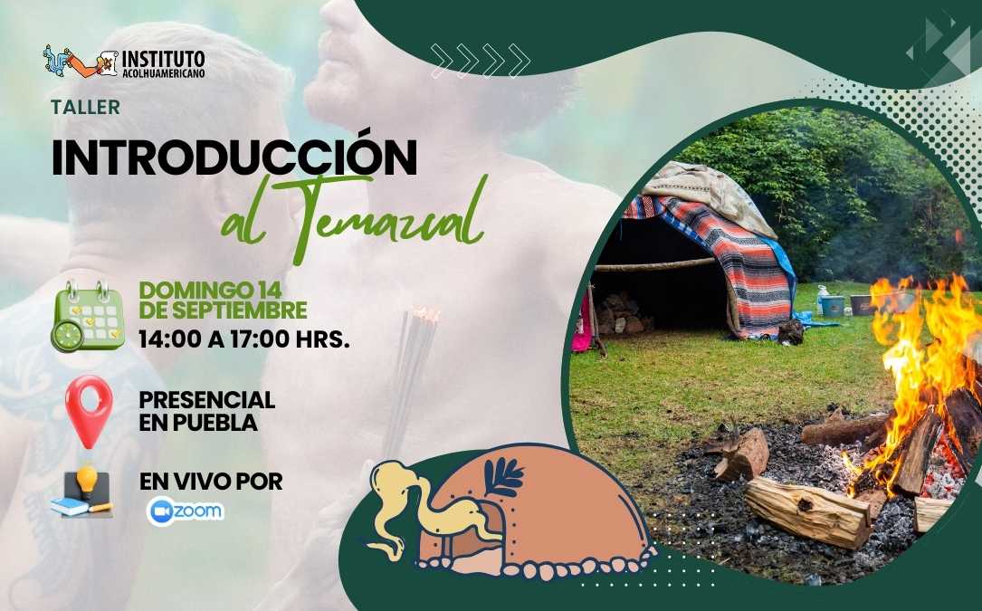 banner del curso: introducción al temazcal