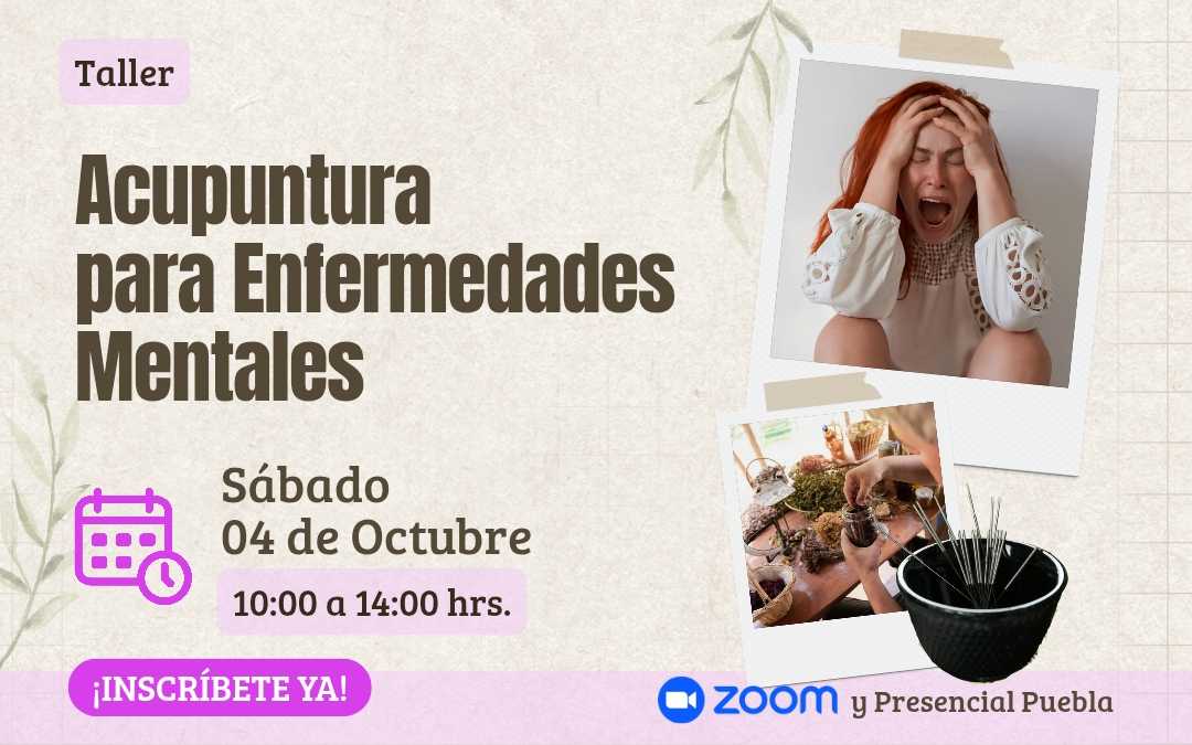 banner del curso: acupuntura para enfermedades mentales
