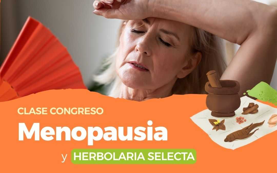 banner del curso: menopausia tratada con herbolaria y acupuntura congreso 10-25