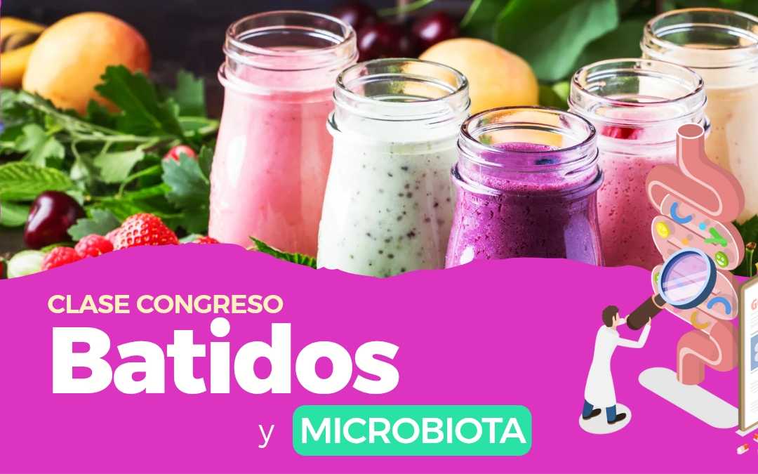 banner del curso: batidos y microbiota congreso 10-25