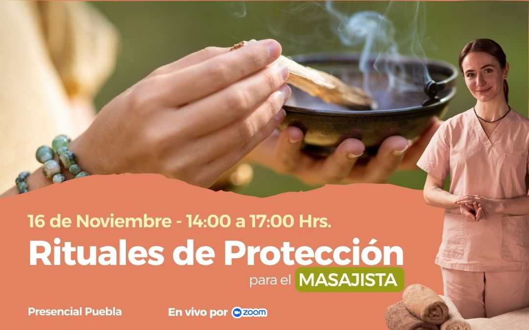 banner del curso: rituales para protección del terapeuta