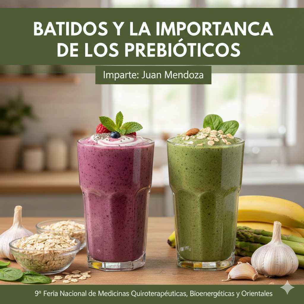 banner del curso: batidos y la importancia de los prebióticos