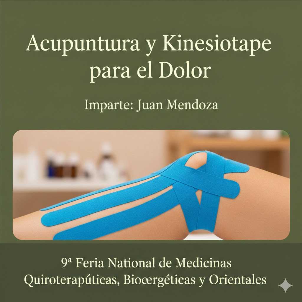banner del curso: acupuntura y kinesiotape para el dolor