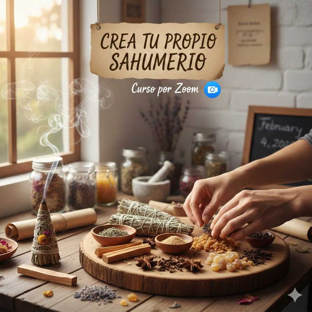 banner del curso: crea tu propio sahumerio