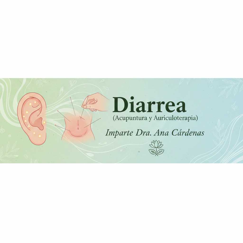 banner del curso: diarrea (acupuntura y auriculoterapia)