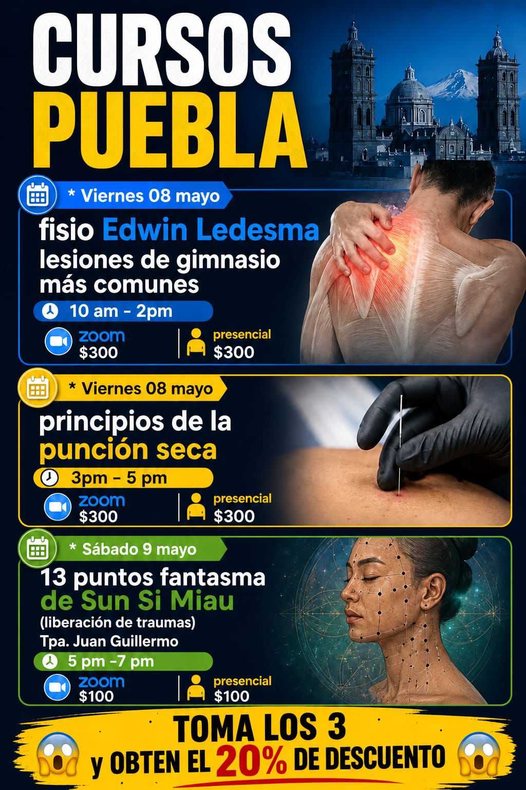 banner del curso: lesiones de gimnasio mas comunes