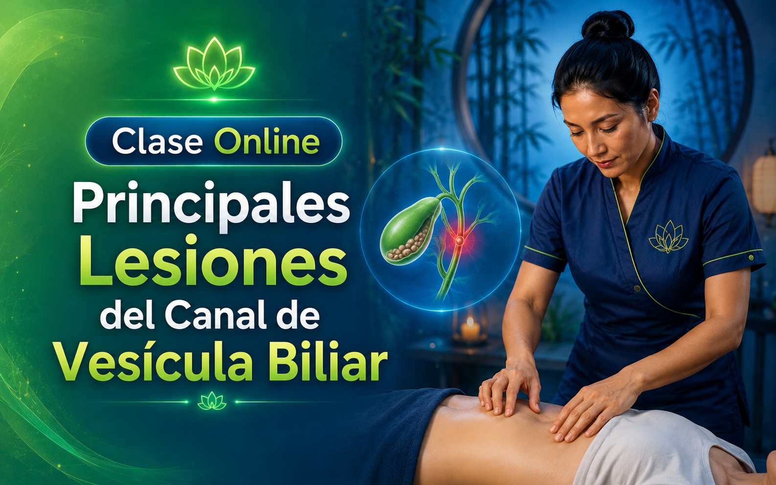 banner del curso: principales lesiones del canal de vesícula biliar