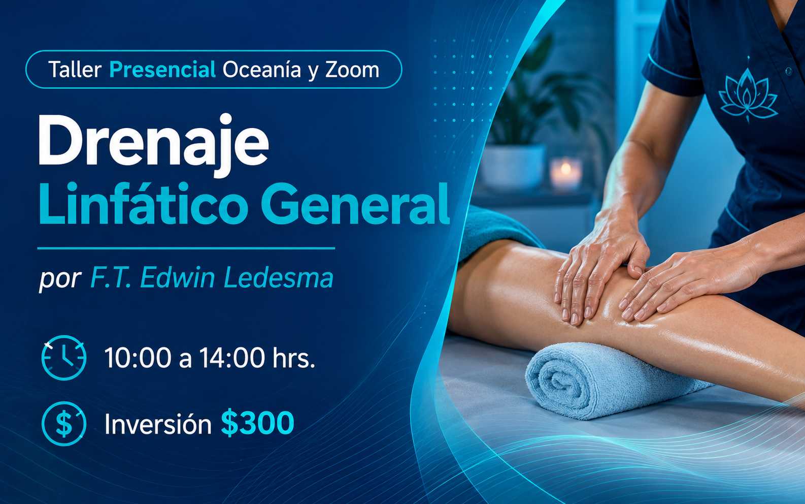 banner del curso: drenaje linfático general