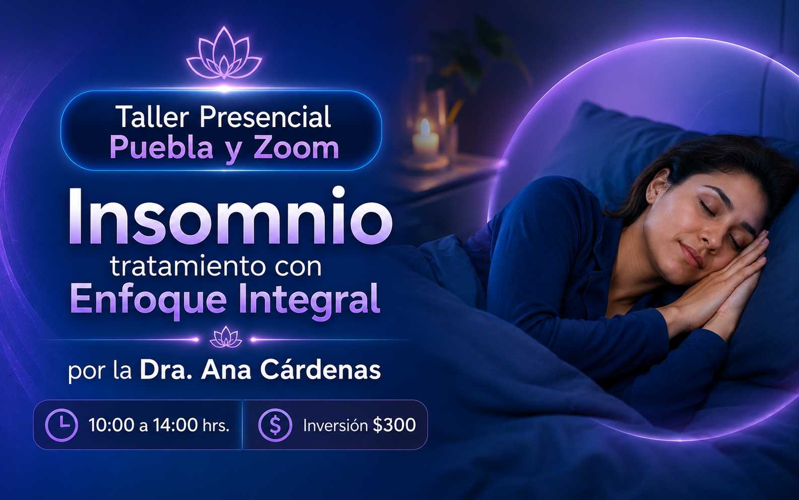 banner del curso: insomnio: enfoque integral