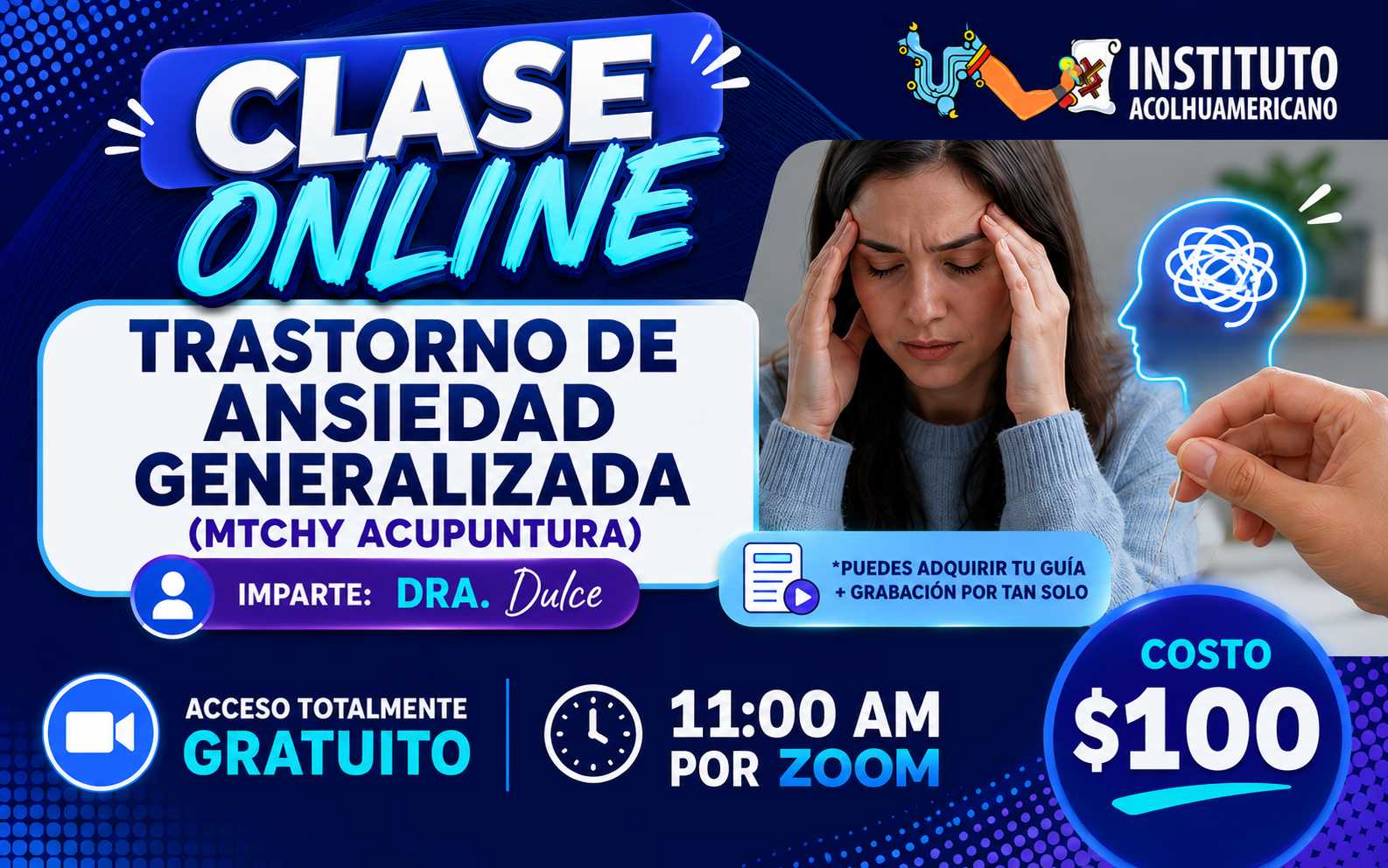 banner del curso: trastorno de ansiedad generalizada (mtch y acupuntura)