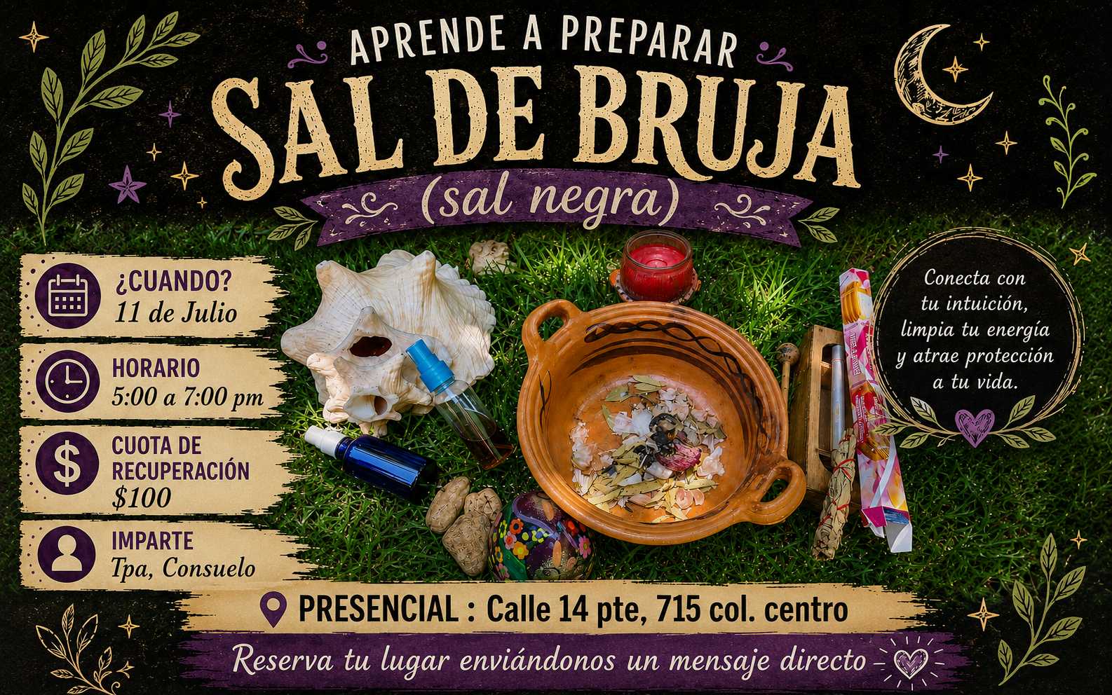 banner del curso: sal de bruja