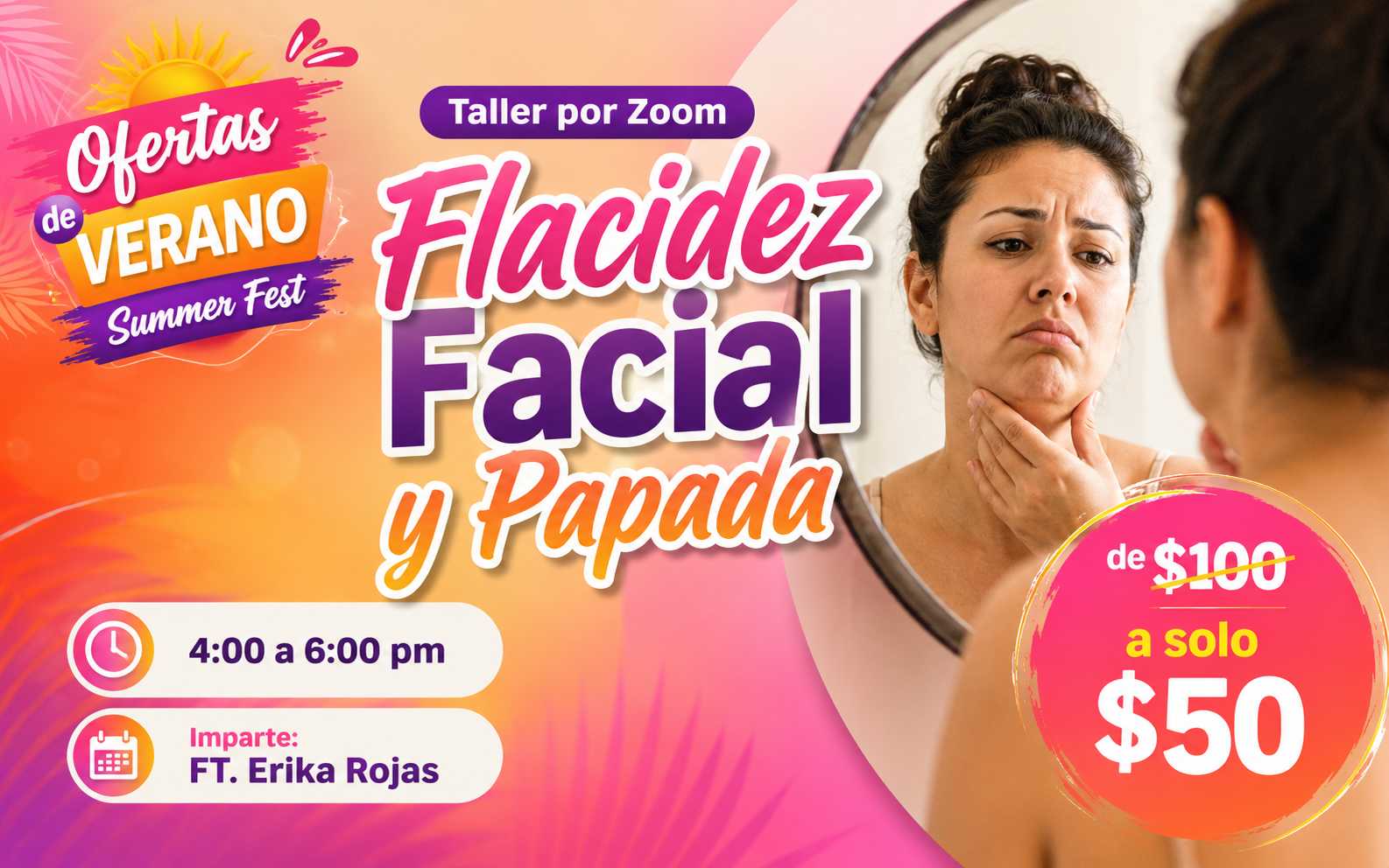 banner del curso: flacidez facial y papada 