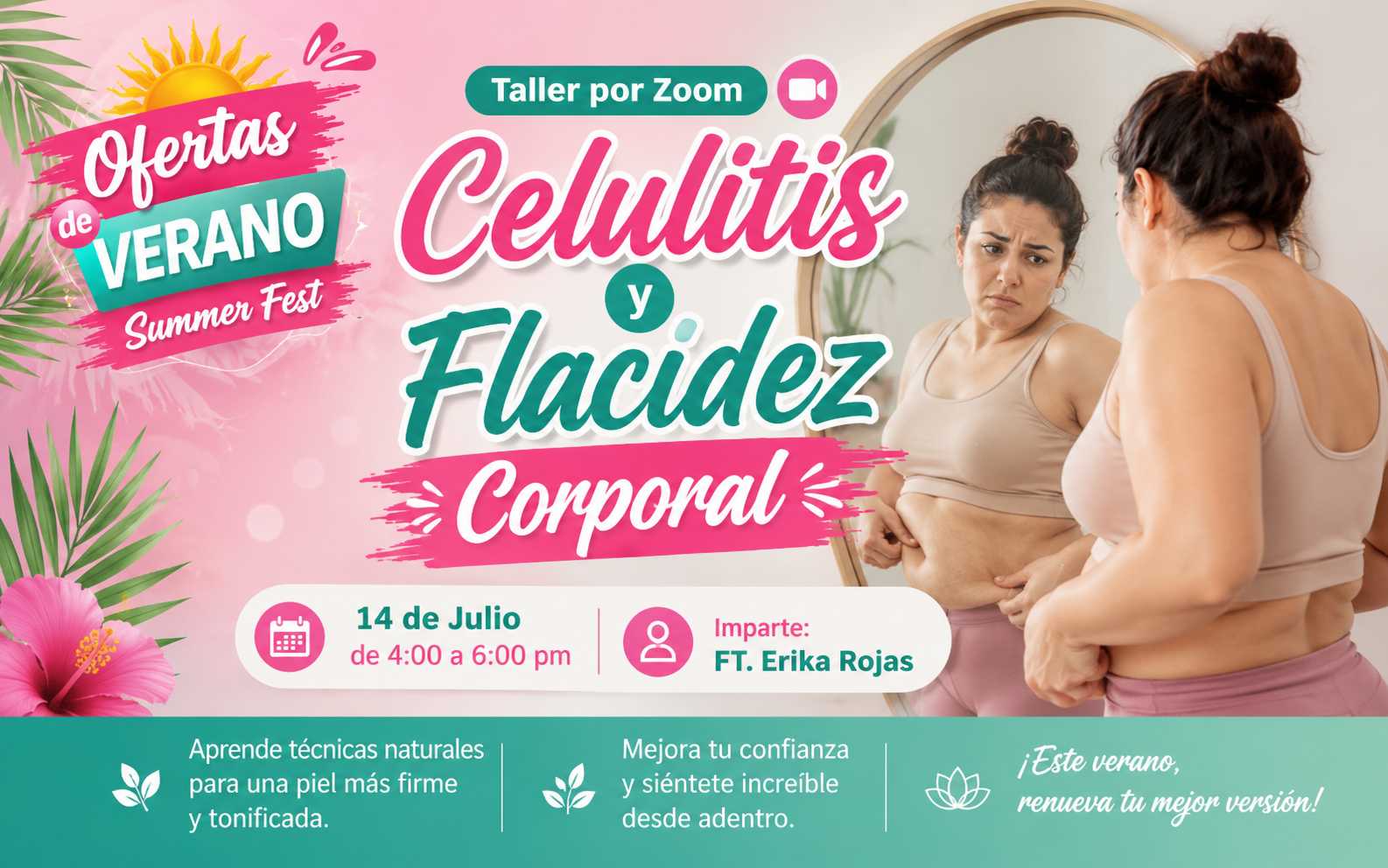 banner del curso: celulitis y flacidez corporal