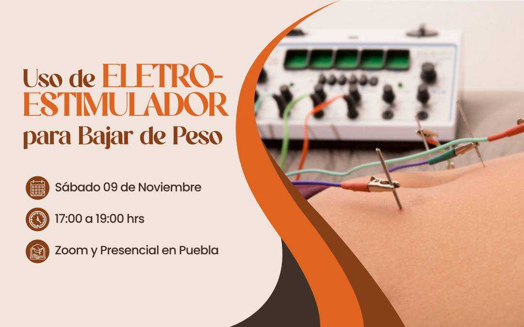 banner del curso: uso del electro estimulador para bajar de peso