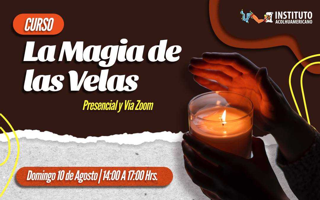 banner del curso: la magia de las velas