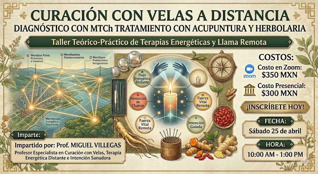 banner del curso: curación con velas a distancia